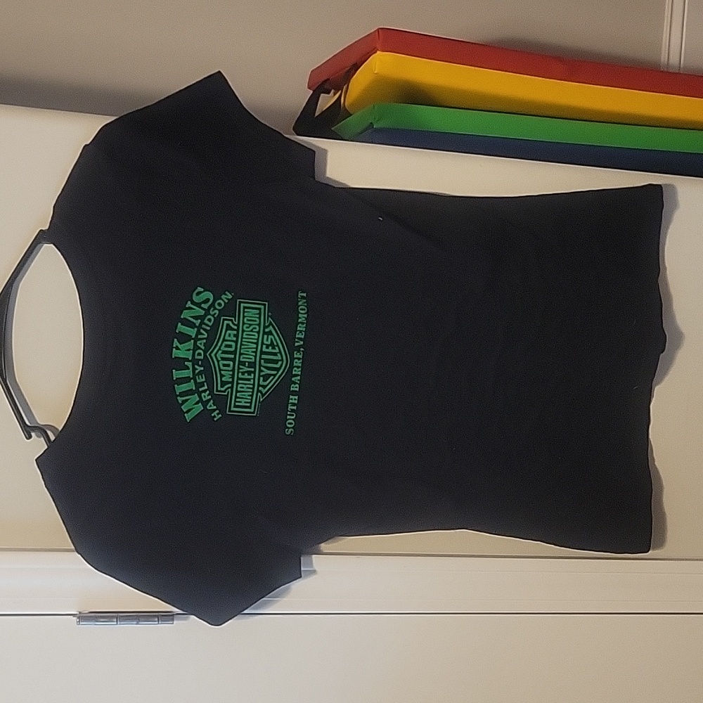 Harley Davidson Clover Skull tee - Picture 2 of 4